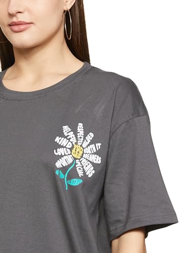 Image of T2F Women's Cotton Oversized Fit T-Shirt (Pack of 3)