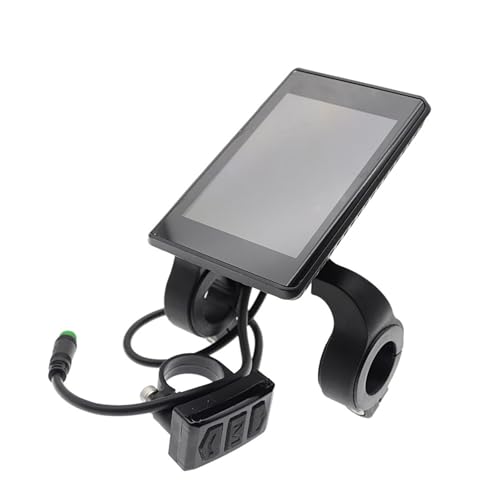 Écran couleur LCD 2,2 cm pour vélo électrique et moto avec support de guidon ABS étanche
