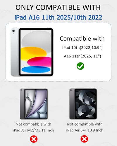 2 Stück Papier Folie für iPad A16 11./10. Generation 2022/2025 Schutzfolie – Ansicht 2