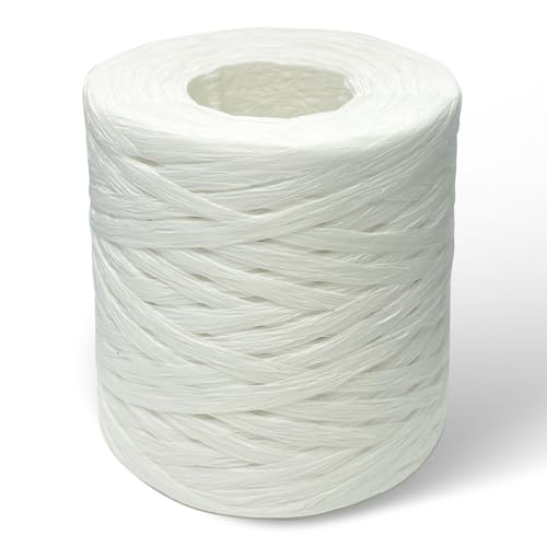 Image of 218 Yards Raffia Paper Craft Ribbon Packing Paper Twine, 1 /4 Inch by 218 Yards