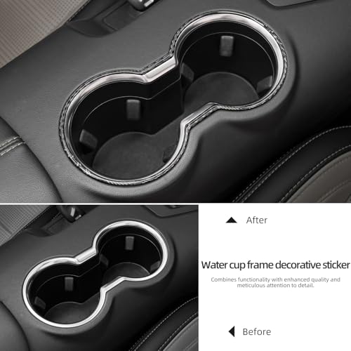 Portavasos carbono BETTERHUMZ para Ford Mustang 2024 2025 miniatura 3