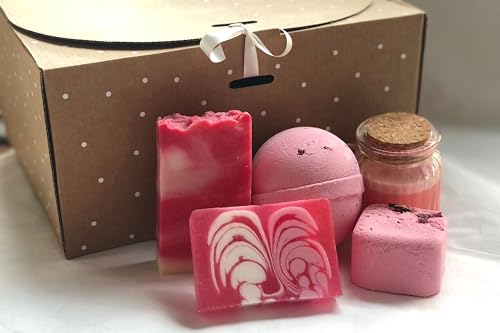 Jabón Artesano de Rosas y Aromatizador de Ducha contra el Estrés