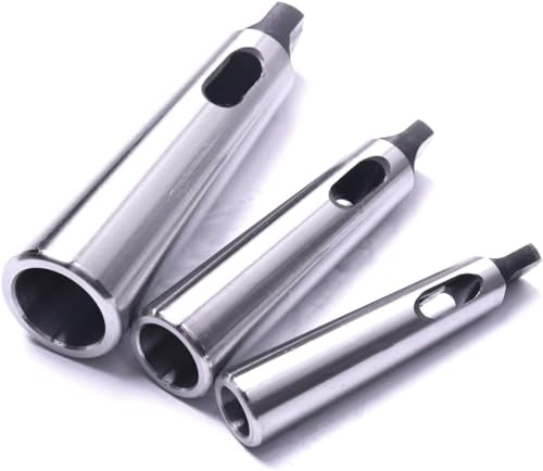 AI Tools 3 Pcs Morse Taper Drill Sleeve Reducing Adapter for Lathe Milling MT2 to MT1,MT3 to MT2,MT4 to MT3