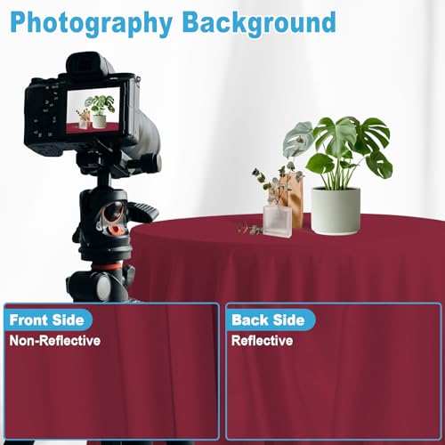 Fondo fotográfico burdeos 7x10 ft para estudio miniatura 7