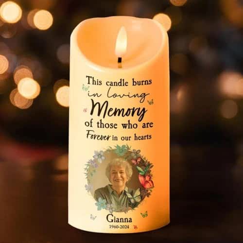 This Candle Burns in Loving Memory, Personalized Memorial