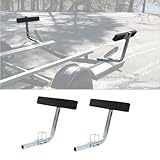 KUAFU Carpeted Boat Trailer Guide 2' Bunk Board Guide On Board Solid & Easy Operation