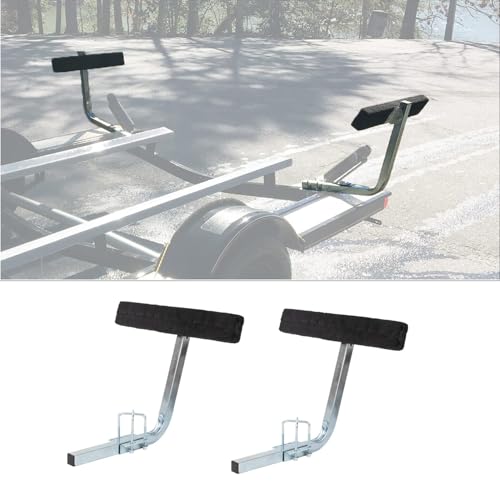 KUAFU Carpeted Boat Trailer Guide 2' Bunk Board Guide On Board Solid & Easy Operation