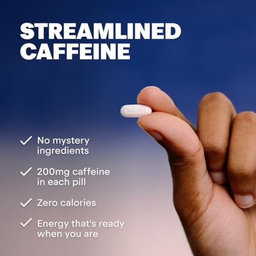 Image of NoDoz 200mg Caffeine Pills Maximum Strength, Caplets Total, 120 Count (Pack of 12)