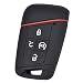 Silicone Car Key Case For Volkswagen VW Tiguan Passat Golf Alltrack 2018 2019 2020 Cover Keyless Remote Fob Shell Skin Holder 4 Button