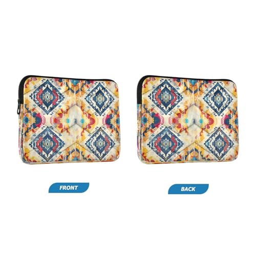 Funda para portátil 13-14 pulgadas impermeable con patrón étnico miniatura 2