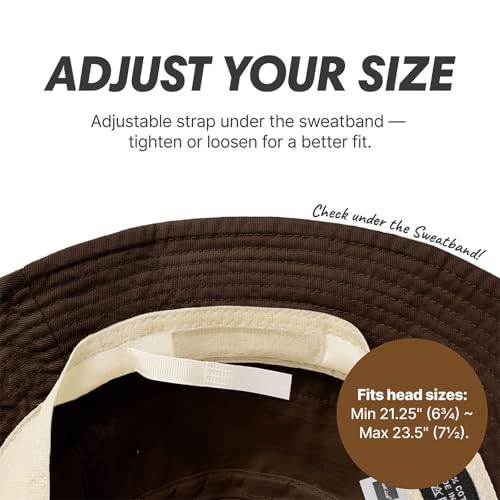 Image of Hot Summer Bucket Hat Trendy Cotton Sun Cap for Beach Golf Fishing | Breathable cotton, fun outdoor vacation style, packable boonie design for men and women