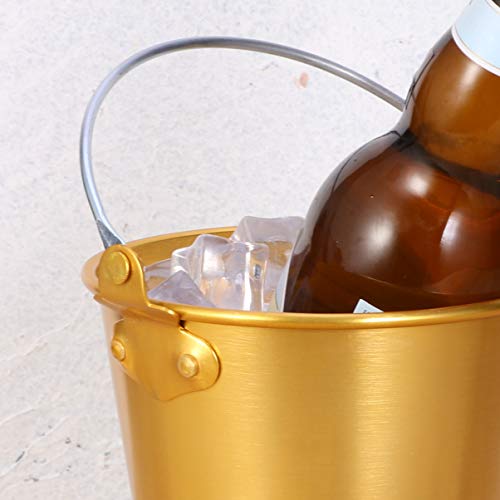 Balde de gelo grande Doitool, aço inoxidável, champanhe, balde de gelo, refrigerador de vinho para b