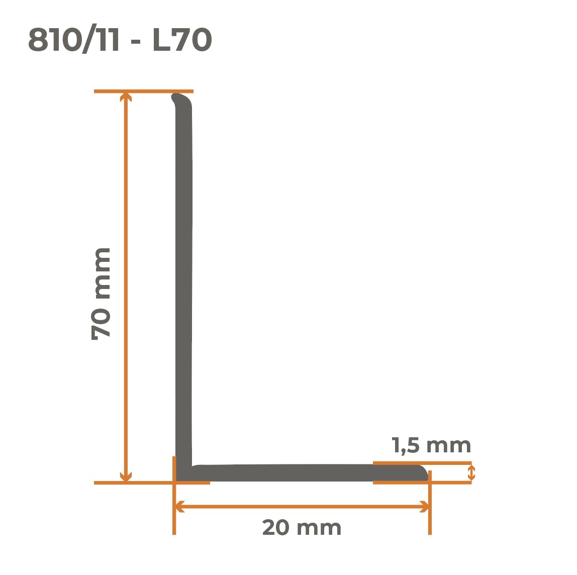 Quest Battiscopa Morbido 70 x 20 mm Flessibile - Sabbia, 15 mb | Zoccolo decorativo in PVC per pareti e pavimenti, resistente ad acqua e muffa, senza forare, resistente ai raggi UV