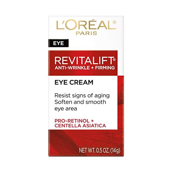 LOreal-Paris-Skincare-Revitalift-Anti-Wrinkle-and-Firming-Eye-Cream-with-Pro-Retinol-Treatment-to-Reduce-Dark-Circles-Fragrance-Free-05-oz L'Oreal Paris Skincare Revitalift Anti-Wrinkle and Firming Eye Cream with Pro Retinol, Treatment to Reduce Dark Circles, Fragrance Free, 0.5 oz.