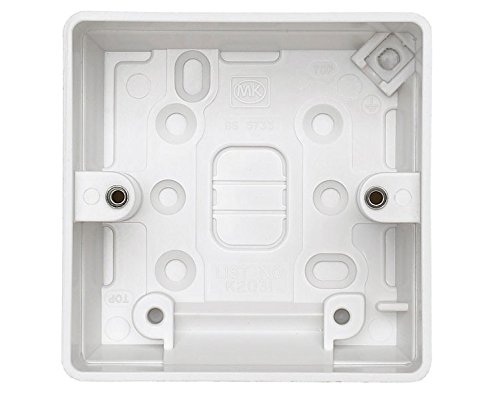 MK Logic Plus 1Gang 16mm Surface Box