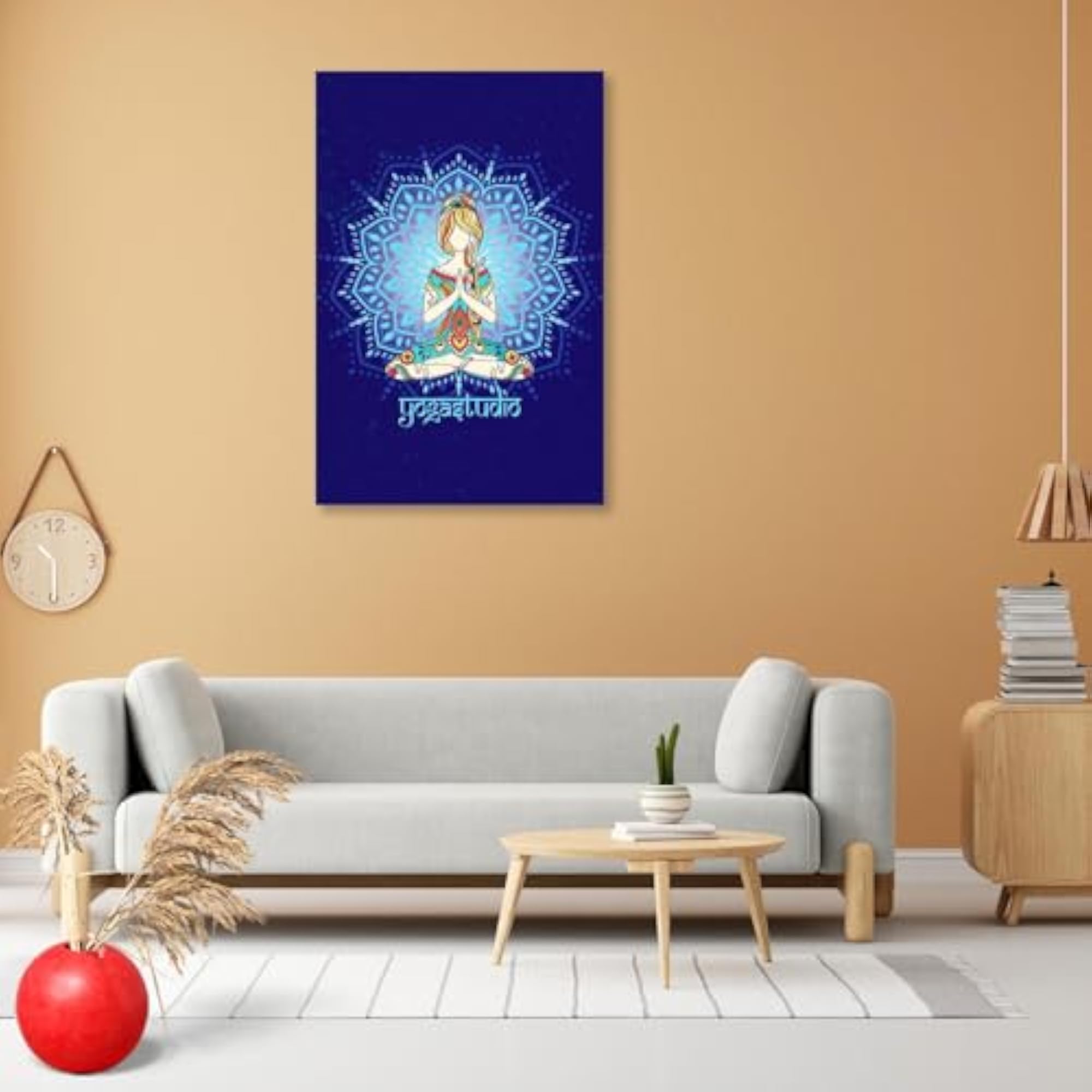 Yoga D4 Peel & Stick Vinyl Wall Sticker