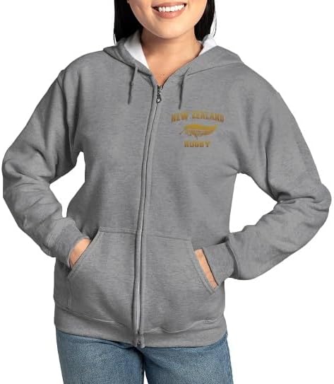 CafePress New Zealand Rugby Maori Sunset Sweatshirt Womens Classic Zip Up Hoodie