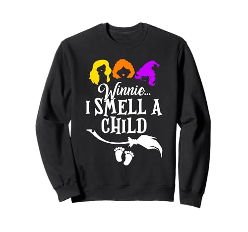 Winnie I smell A Child Halloween Pregnancy Announcement Mom Sweatshirt