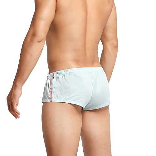 cloudmall Mens Casual Athletic Shorts, Breathable Boxer Underwear Lounge Pajama Shorts for Men3