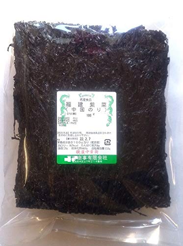横浜中華街　福建紫菜（中国・福建のり）　100ｇ、福建料理に欠かせない材料です。♪