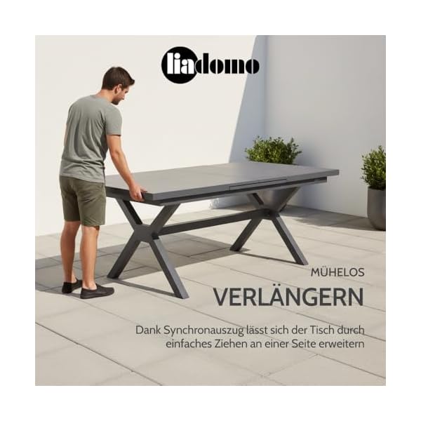 Patioco Ausziehtisch Benevento Keramik