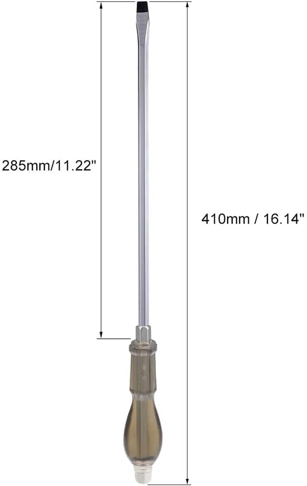 Utoolmart 2Pcs Slotted Impact Screwdriver 12" Keystone Demolition Driver