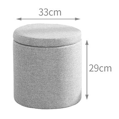 Tabouret de rangement en tissu pour changer de chaussures - 3