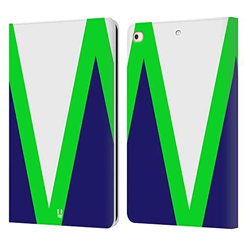 Protection iPad 9.7 cuir avec support vidéo et blocs de couleur