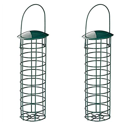 Suet Ball Bird Feeder, Outdoor Hanging Metal Wire (2)