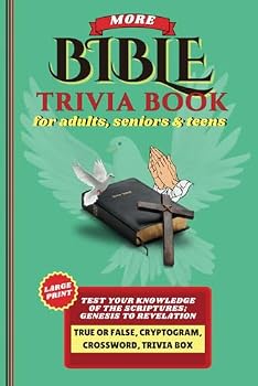 More Bible Trivia: Over 600 Bible Trivia for Adults, Easy-to-Read Large Print Quiz Book for Family Bible Study. (CoffeeRoom Trivia Series)