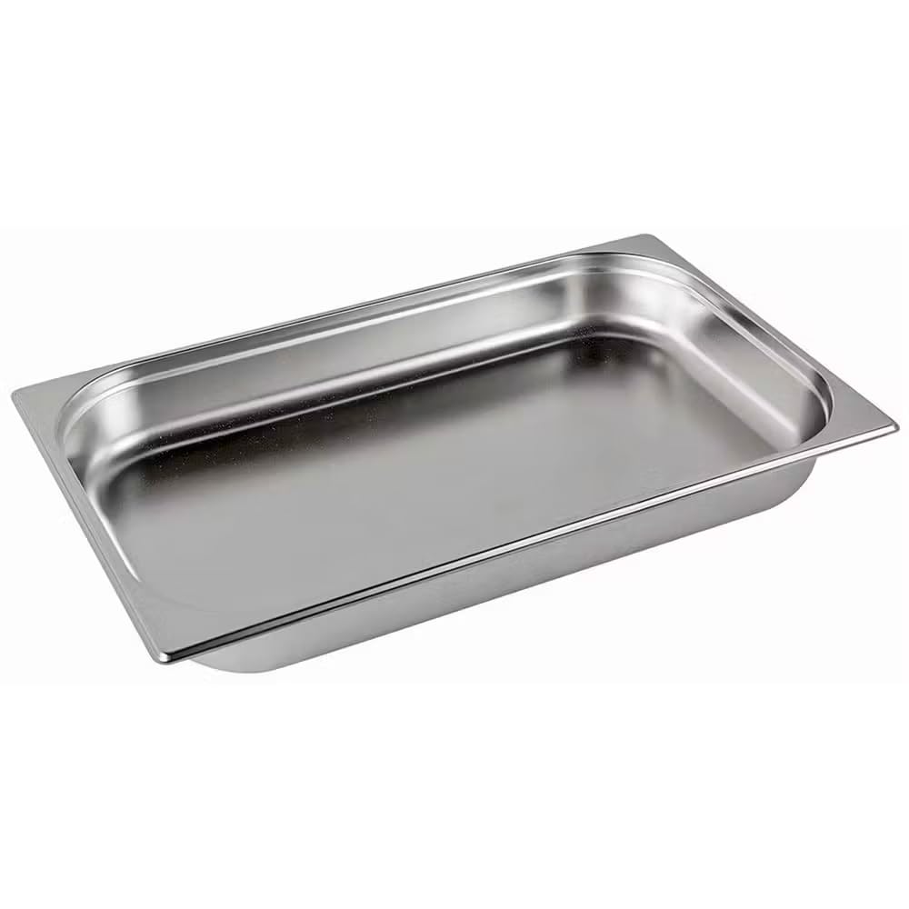 Lote 6 Cubetas Gastronorm GN 1/1-100 mm profundidad fabricadas en acero inoxidable. | Bandejas Horno | Bandejas Gastronorm 1/1 | Recipiente GN 1/1 530x320x100 mm | 13,3 lts