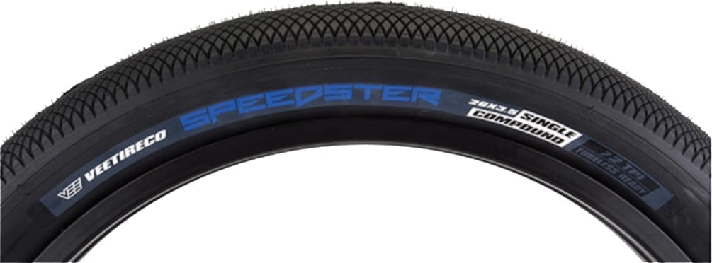 Vee Speedster Clincher Tire, 26X3.5, Black, Wire