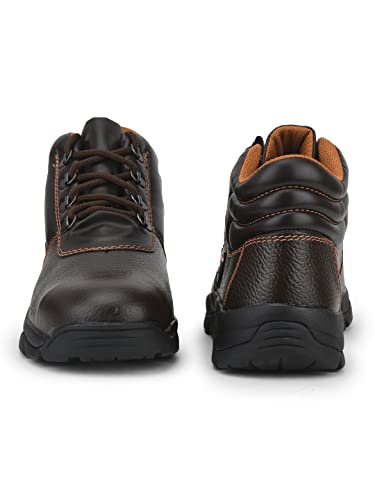 Image of Liberty Freedom Armour-AK Lacing Safety Shoes for Men | Leather Sole| Water Resistance |Padded Foam Insole| Comfortable for All Weather | Shock Absorber|