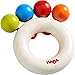 Produktbild HABA 305580 - Greifling Kugelspaß, Motorikspielzeug aus Holz für Kinder ab 6 Monaten zur Förderung der Feinmotorik und Wahrnehmung, Holz-Kreis und Kugeln zum Greifen und Klappern für Babys
