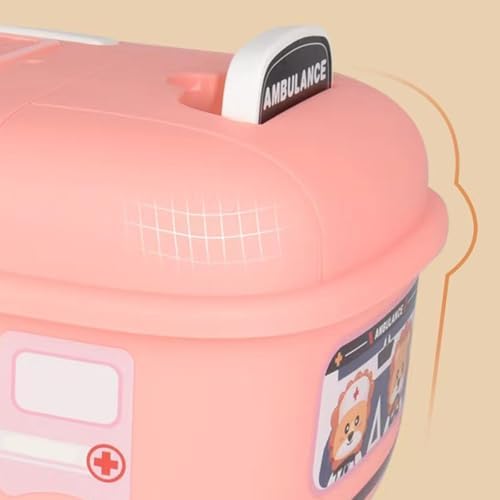 Interactive Storage Trunk with Smooth Edged Construction Portable Handle for Playtimes Organization Toy Storage Bin with Handle - 3