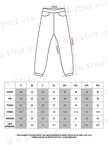 Victorious Men's Lightweight Fleece Drawstring Elastic Cuff Sweatpants Fl78 - Purple - 2X-Large #TOP1