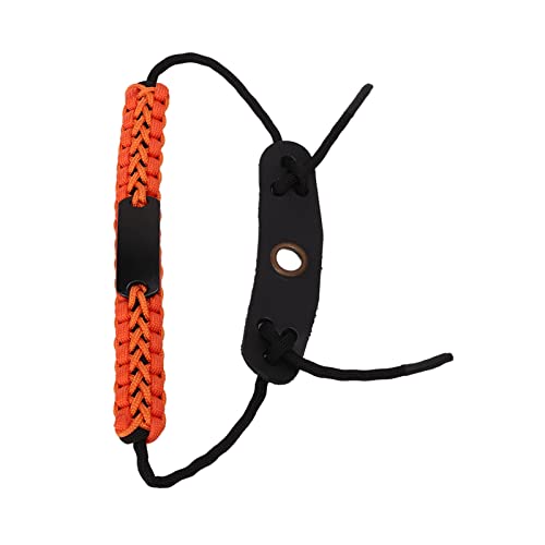 Bows Arrows Equipment Nylon Archery Wrist Sling for (Orange)