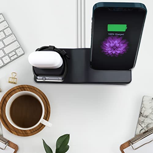 Support de charge portable 3 en 1 multifonction iPhone Apple Watch AirPods - 6