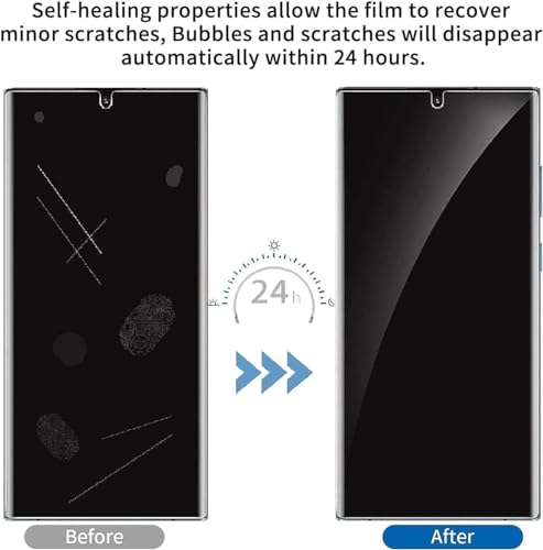 Image of ZARALA Privacy Hydrogel Screen Protector for Vivo X90 Pro Anti-Spy Flexible TPU Private Protective Film, Anti-Scratch Anti-Peeping Ultra-Thin Soft Hydrogel Protective Film