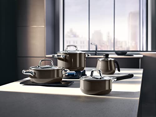 WMF Fusiontec Mineral Braising Pan 24cm with lid Dark Brass - Image 2