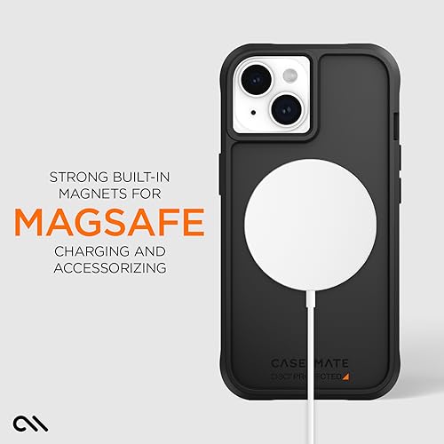 Coque Case-Mate iPhone 15 noire en polymère absorbant premium et D3O - 4