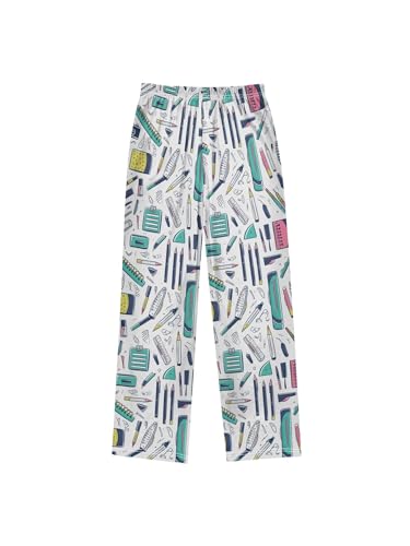 ZZKKO Study Stationery Pencil Boys Pants for Kids Jogger Pants with Pockets S2