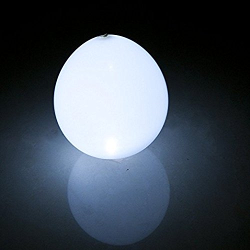 40Pcs Led Light Up White Balloons By Alunme Non Flashing Party Wedding Balloon Lights Long Standby Time For Dark Party Supplies,Wedding Decorates #TOP1