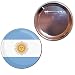 BadgeBeast.co.uk Argentina Flag - Insignia del botón de 25 mm
