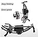 Ab Machine Adjustable Ab Workout Equipment, Abs Machine for Stomach Workout, Abdominal/Core Fitness Equipment For Home Gym,Strength Training Exercise Machine for Women and Men (Black)