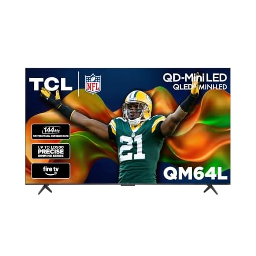 TCL 75-Inch QM64L Series | Mini LED QLED 4K HDR Gaming TV for Sports & Movies | 75QM64L, 2026 | 144Hz VRR, Dolby Vision Atmos, Alexa+ Voice Remote, Amazon Exclusive Smart Fire TV
