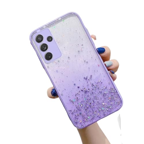 VONZEE® Case Compatible with Samsung Galaxy A34, Non Moving Glitter Cover for Girls & Women Soft TPU Shockproof Anti Scratch Drop Protection Cover (Purple) (B0CDRXH42K) Amazon Price History, Amazon Price Tracker