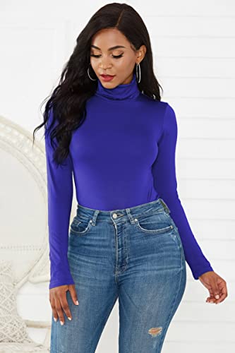 Bodysuits de mujer para estilizar la silueta con cuello alto elegante S 4