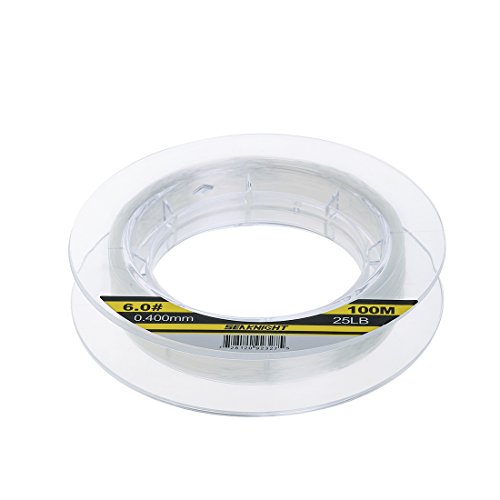 SeaKnight 100% Fluorocarbon Fishing Line 100m/110yds Invisible Fluorocarbon Leader Line