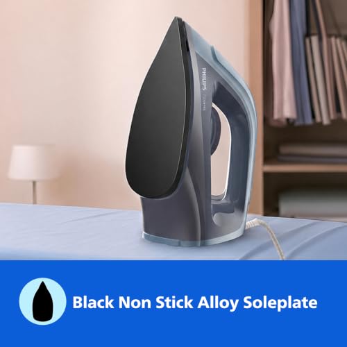 Image of Philips DST0700 /00 Hi-Power Heavy Weight Dry IRON 1350 W - World's No 1 Ironing brand, Advanced Alloy Non Stick Soleplate, Fluidic Cool Touch Design, Ultra Powerful 1350 W Performance